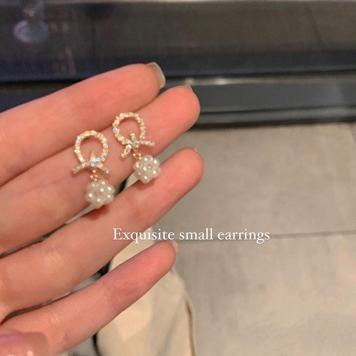 Pearl earrings