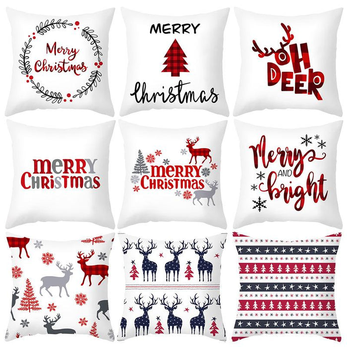 45cm Cushion Cover Christmas Decoration