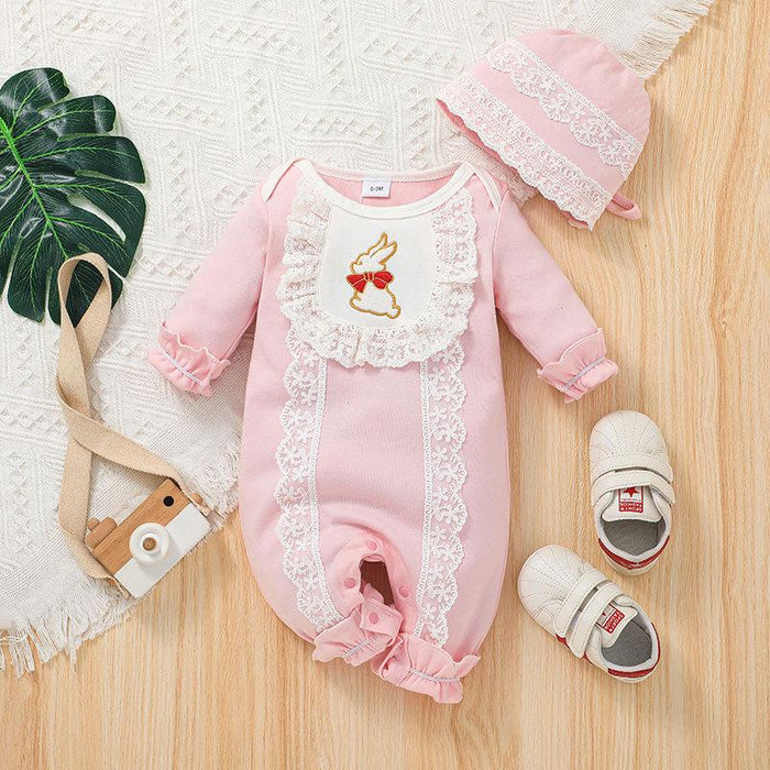 Baby Girls Princess Cute Rabbit Jumpsuit