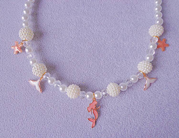 Children's Pearl Necklace Bracelet Set Underwater World Series