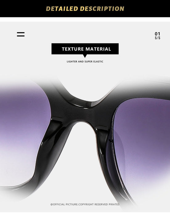 Box gradient pearl Sunglasses