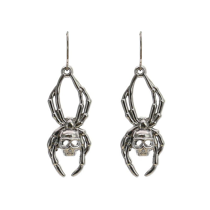 Skeleton Pumpkin Ghost Spider Web Long Earrings Oil Drop Jewelry