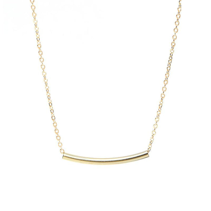 Balance Beam Clavicle Chain Card Short Necklace