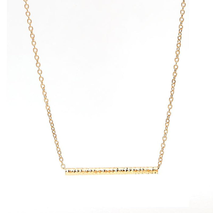 Balance Beam Clavicle Chain Card Short Necklace