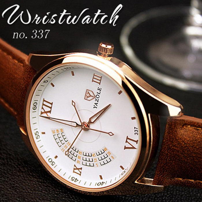 Yazole Watch Three Second Hands Version of High-end Business Designer Quartz Watches