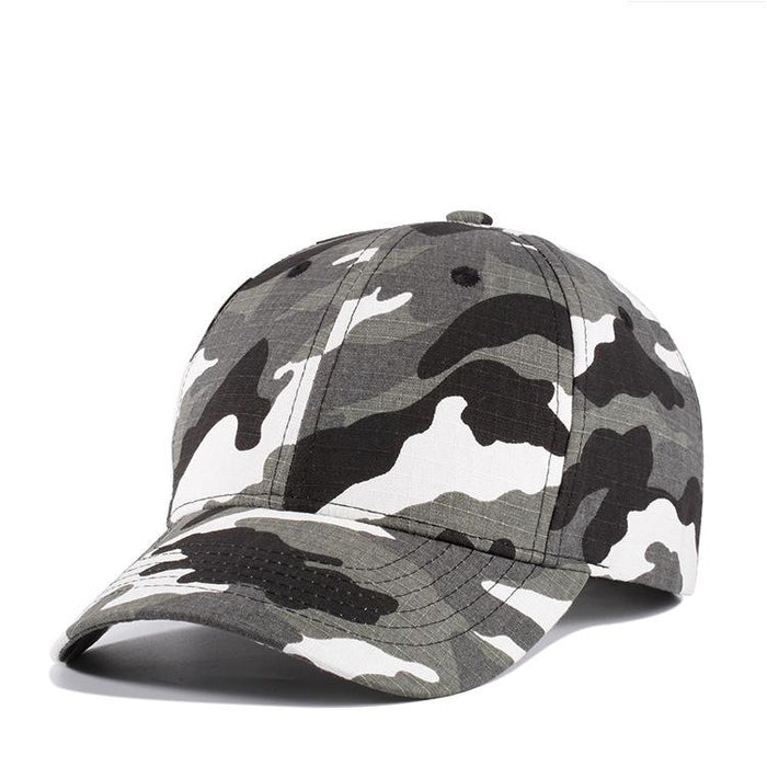 New Camouflage Solid colour Outdoor Baseball Cap Duck Tongue Cap