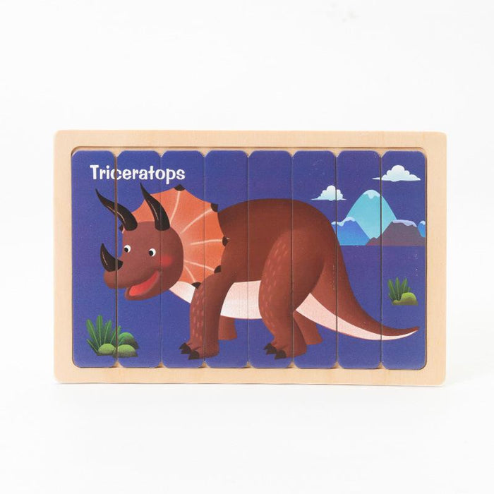 Horizontal Strip Puzzle Wooden Toy