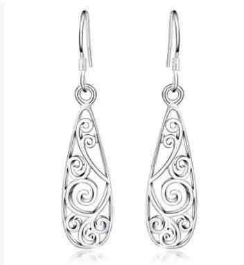 Ethnic Style Female Bohemian Court Style U-shaped Earrings Jewelry