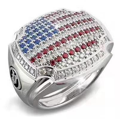 Creative Fashion National Flag Ring