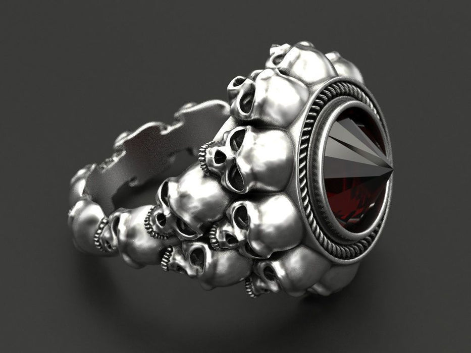 Creative Punk Rock Skull Ring