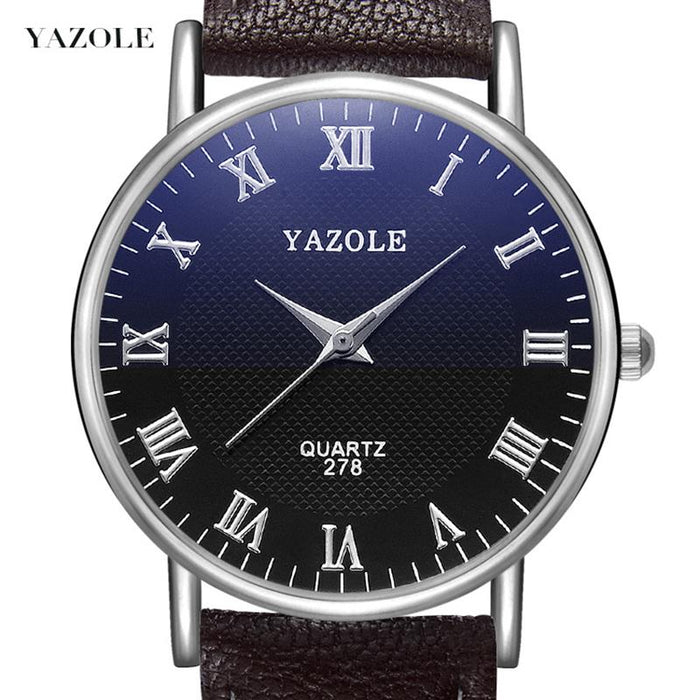 Yazole Watch Simple Blu-ray Quartz Watch Analog Scale Trend Fashion Business Watc