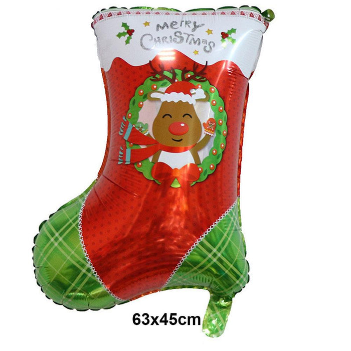 Christmas Foil Santa Claus Snowman Elk Balloons