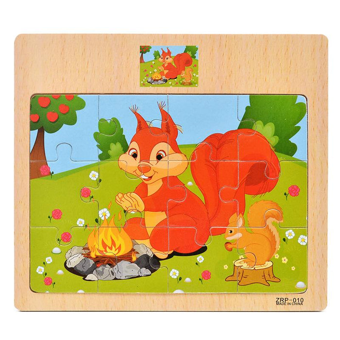 Children's Wooden Jigsaw Puzzle Puzzle Toy