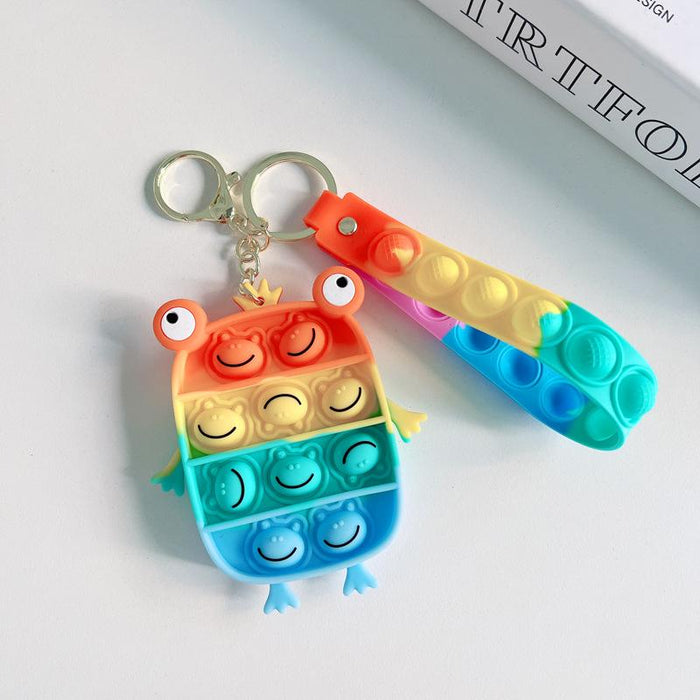 Bag decoration decompression toy key chain