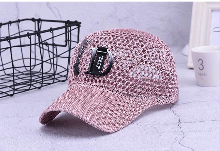 Summer Fashion Hollow Letter D Sun Protection Knight Cap