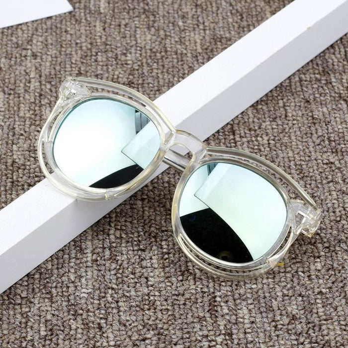 Children's Sunglasses round frame hollowed out colourful