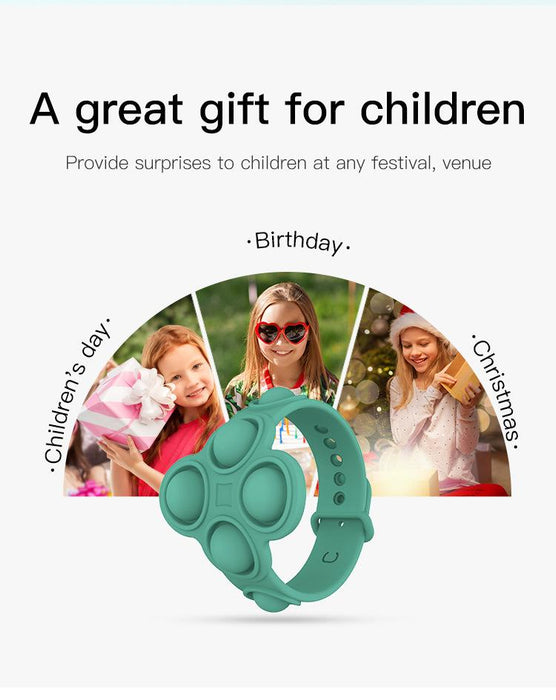 Children's Bracelet Press Bubble Decompression Fingers