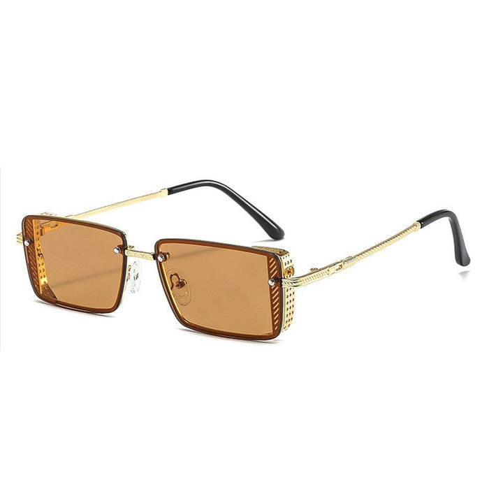 Metal small square Sunglasses