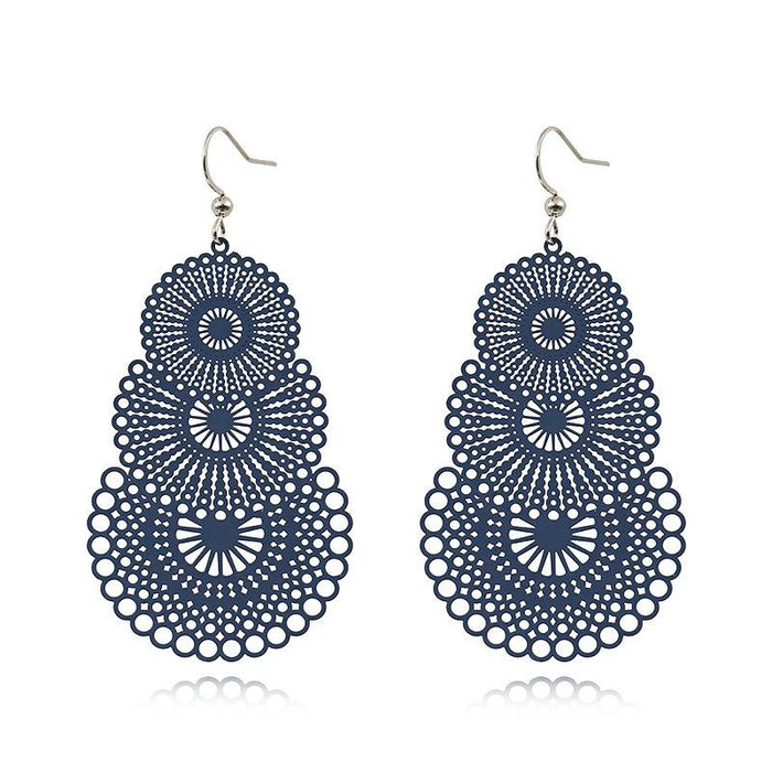 Boho Pattern Fashion colourful Earrings