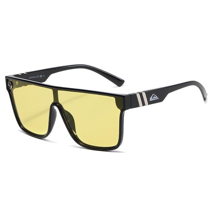 Sunglasses men's one-piece anti ultraviolet glasses