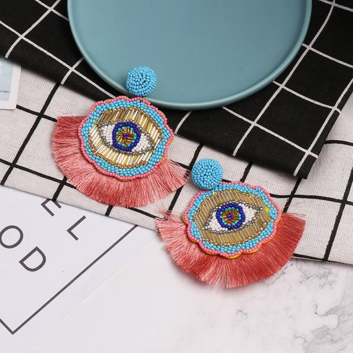 Handmade Ethnic Women's Jewelry Tassel Earrings