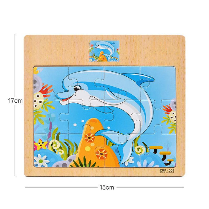 Children's Wooden Jigsaw Puzzle Puzzle Toy