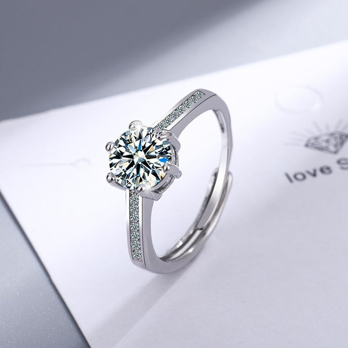 New Fashion Personalized Zircon Ring Proposal Ring