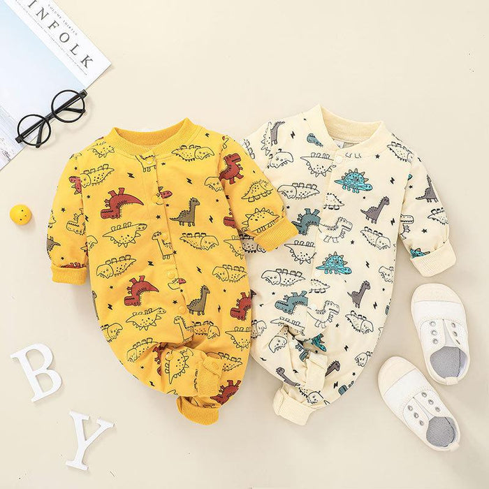 Dinosaur Printed Baby Bodysuit