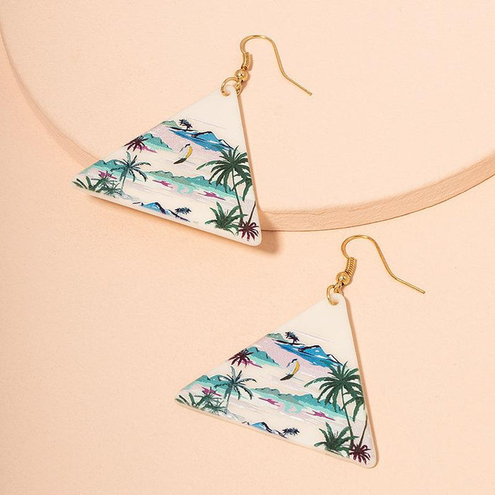 New Fashion Marine Green Women's Earrings