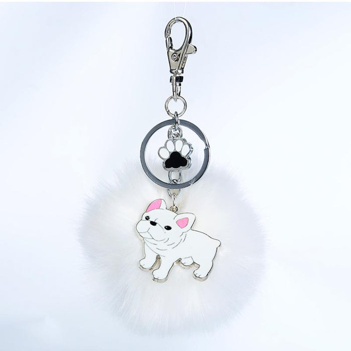 Small Dog Cat Dog Pet Metal Keychain