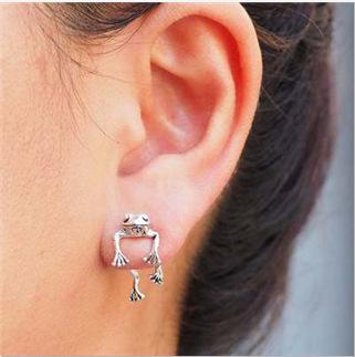 Frog earrings