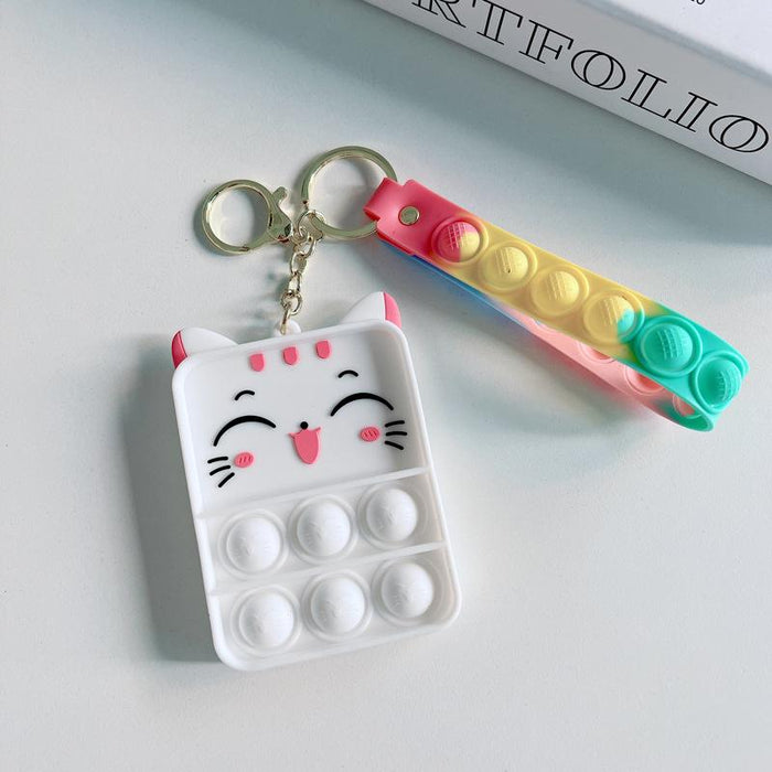 Bag decoration decompression toy key chain