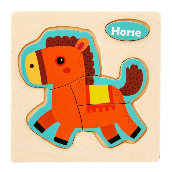 Children's Cartoon Animal Three-dimensional Puzzle Toy