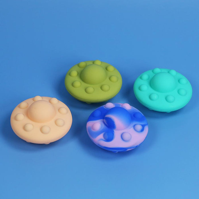 3D UFO Flying Saucer Bubble Stress Ball Toy