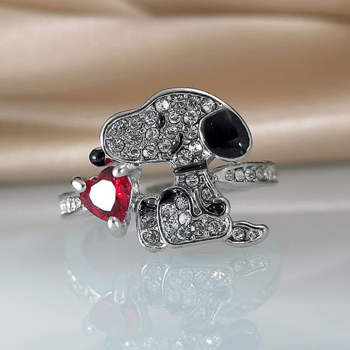 Cartoon Cute Snoopy Ring