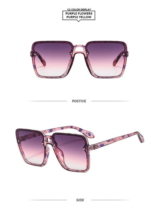 Pattern Box Retro gorgeous Sunglasses