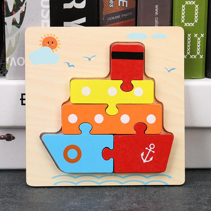 Children's Building Block Stereo Puzzle Toy