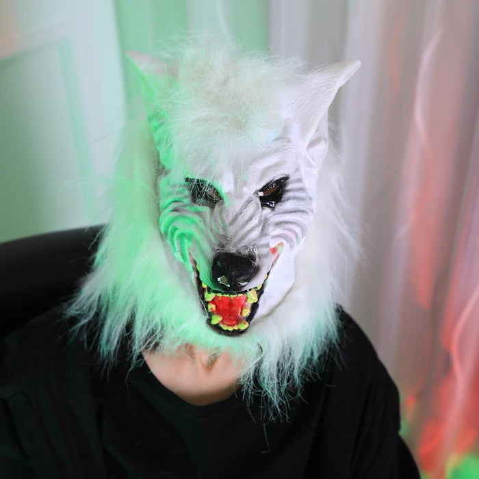 Halloween Masquerade Mask Wolf Head Headgear Costume Props