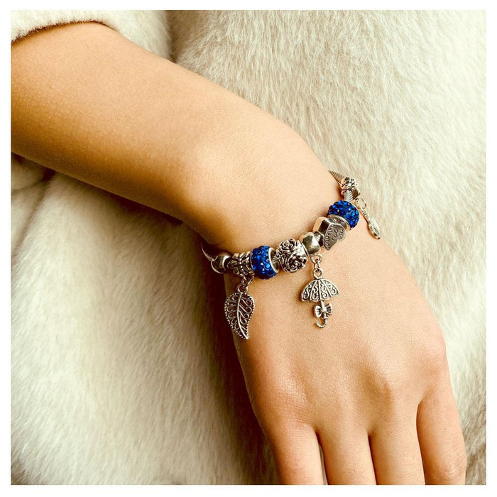 New Creative Butterfly Owl Cross Pendant Bracelet Accessories