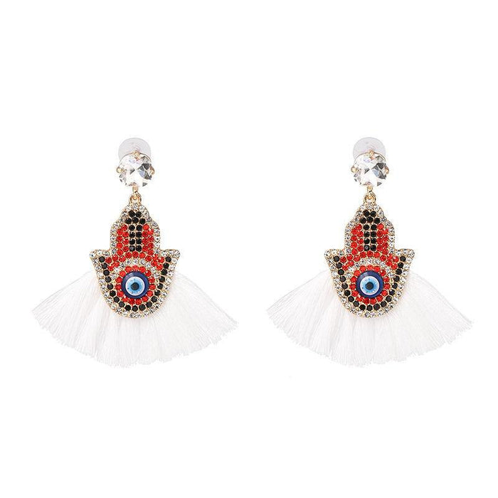 New fan tassel female Earrings accessories