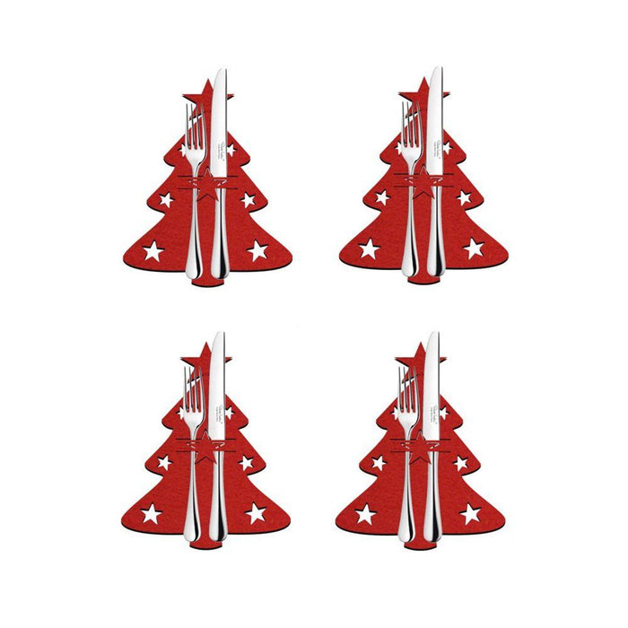 4PCS 44 Styles Christmas Knife and Fork Holder