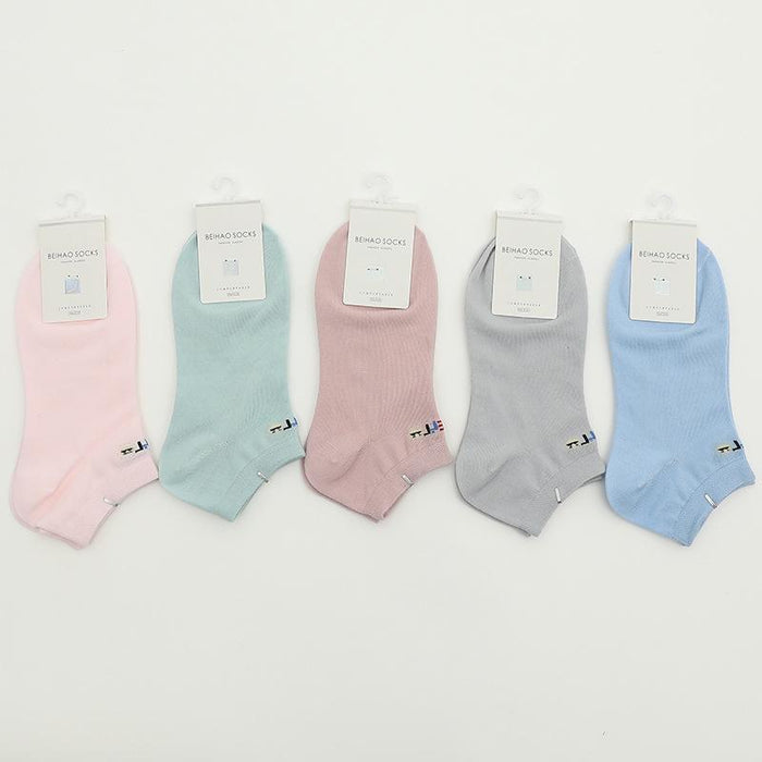 New Men's and Women's Low-top Socks Cotton Boat Socks