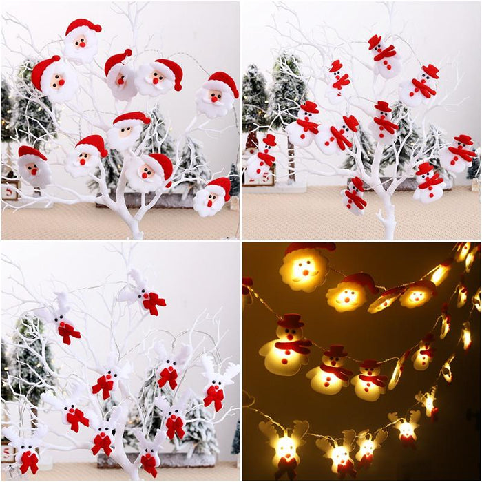 LED Snowman Christmas Tree LED Garland String Light