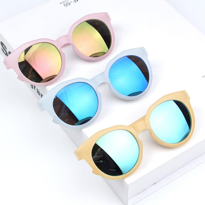 colourful reflective lenses for children's Sunglasses