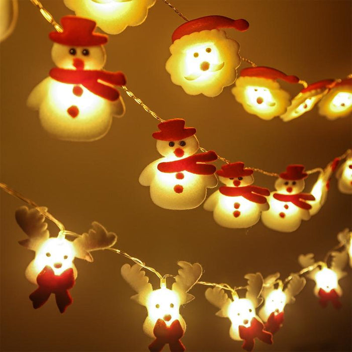 LED Snowman Christmas Tree LED Garland String Light