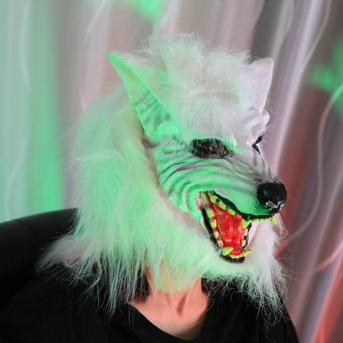 Halloween Masquerade Mask Wolf Head Headgear Costume Props