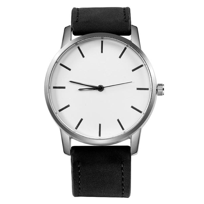 Men's Watch Fashion Leather Quartz Wristwatch