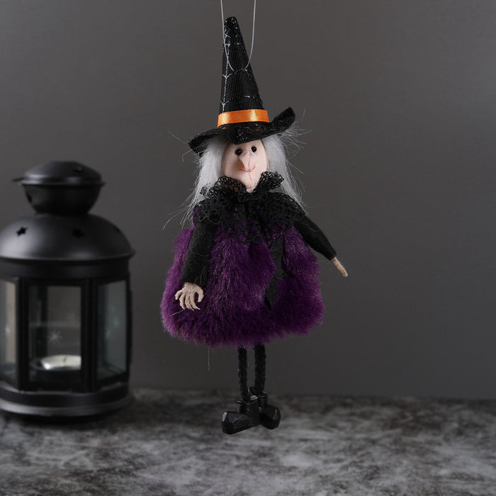 Halloween Pendant Decorative Pumpkin Ghost Witch Black Cat Pendant