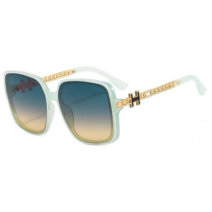 Large frame square Sunglasses