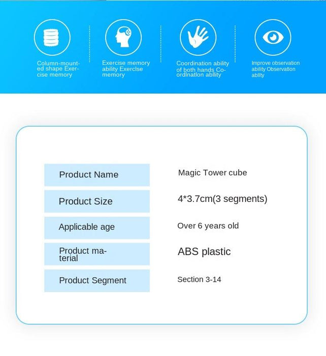 Rubik's cube stress reducer intelligence fingertip toy